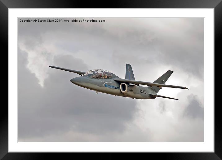  Textron AirLand Scorpion Framed Mounted Print by Steve H Clark