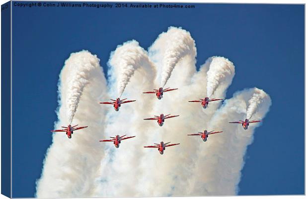 Red White And Blue !! Total Perfection !! Canvas Print by Colin Williams Photography