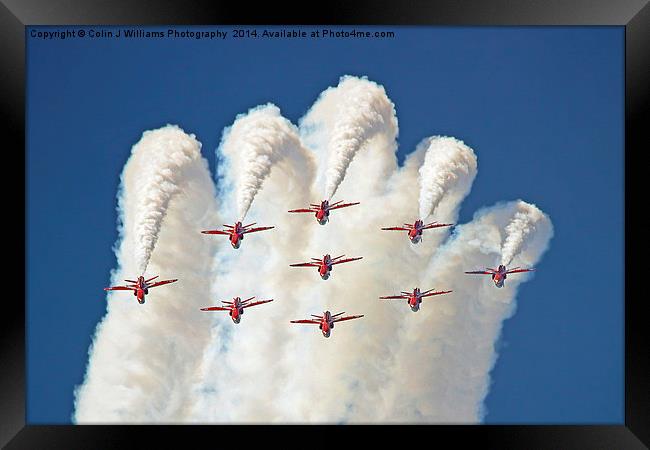 Red White And Blue !! Total Perfection !! Framed Print by Colin Williams Photography