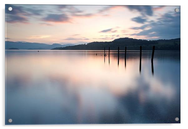  Sunrise at Duck Bay, Loch Lomond Acrylic by Stephen Taylor