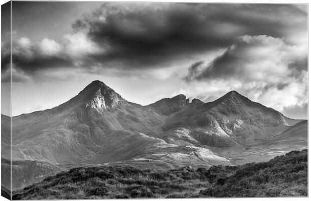  Mountains on Skye Canvas Print by Mark Godden