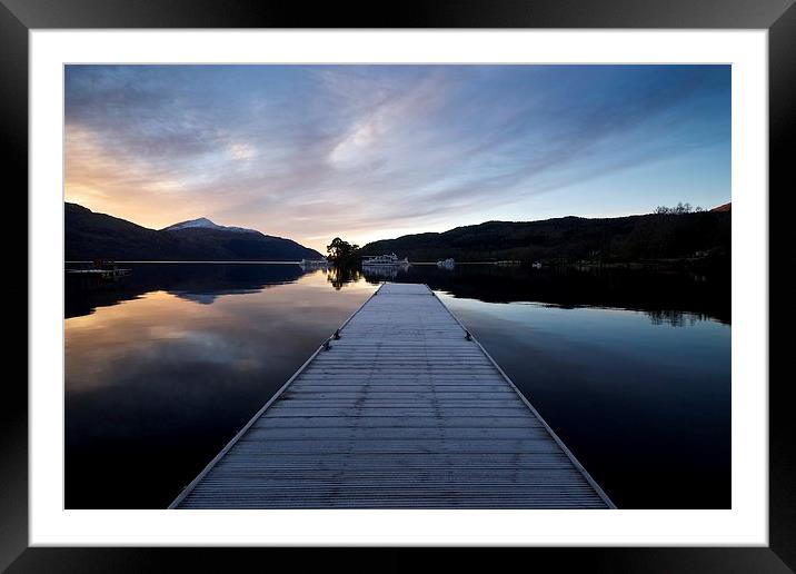 Loch Lomond at Sunrise Framed Mounted Print by Stephen Taylor