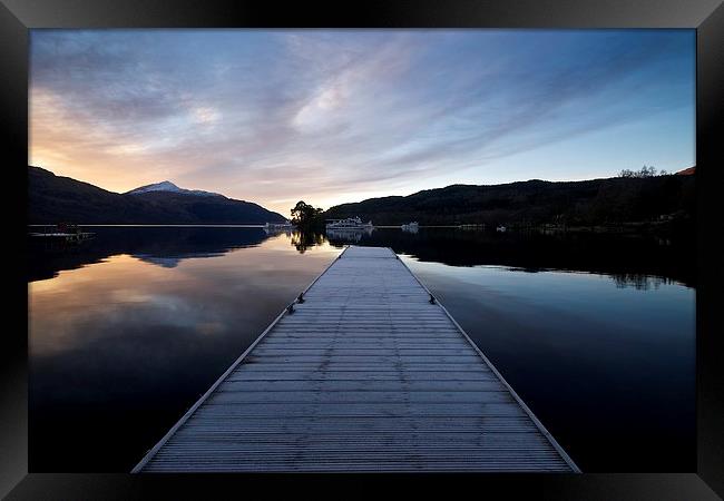 Loch Lomond at Sunrise Framed Print by Stephen Taylor