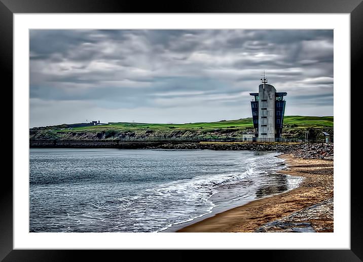 Aberdeen Beach & Marine Operations Centre Framed Mounted Print by Valerie Paterson