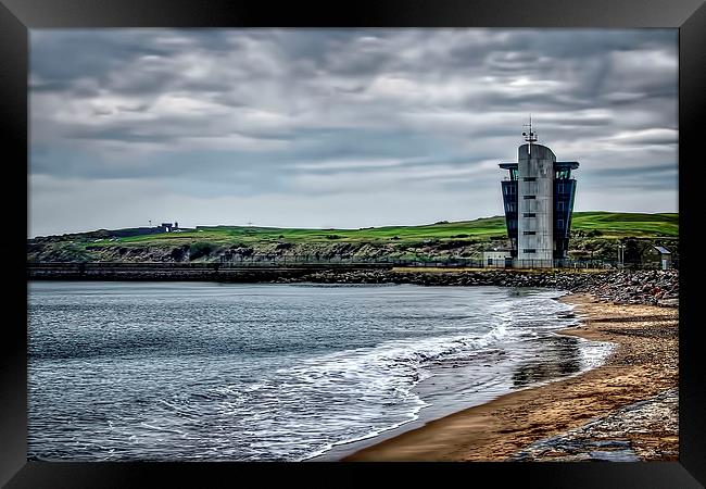 Aberdeen Beach & Marine Operations Centre Framed Print by Valerie Paterson