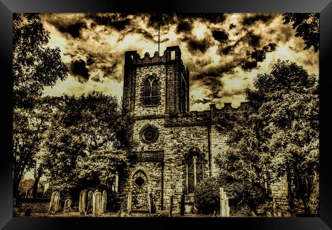 Dagenham Village Church Essex England Framed Print by David Pyatt