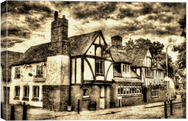 The Cross Keys Pub Dagenham Essex England Canvas Print by David Pyatt