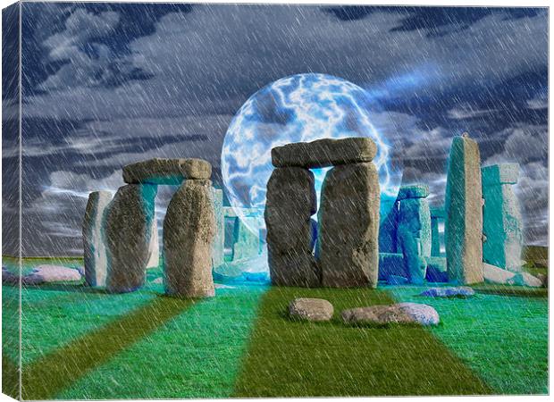  Stonehenge Magic Canvas Print by Levi Henley