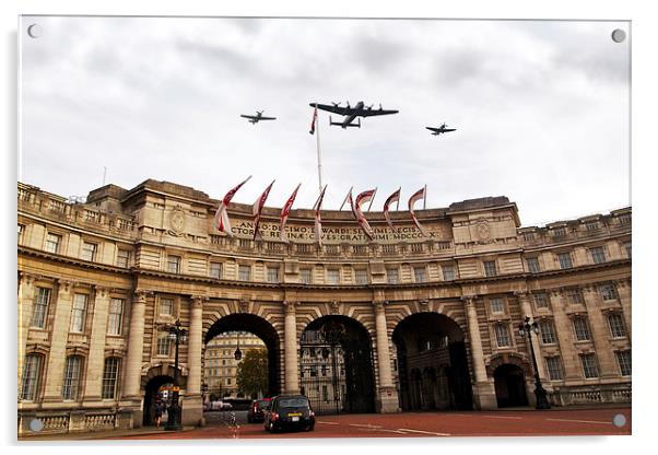 Over Admiralty Arch  Acrylic by J Biggadike