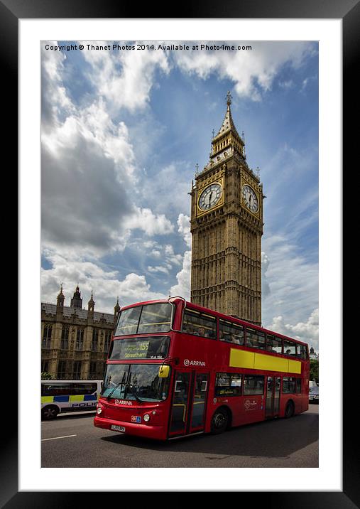 London  Framed Mounted Print by Thanet Photos