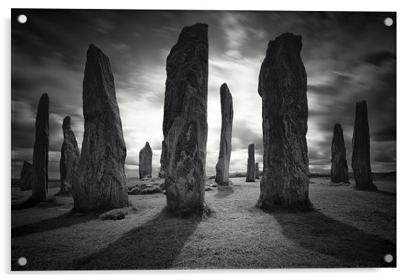  Callanish Stones, Isle of Lewis Acrylic by Scott Robertson