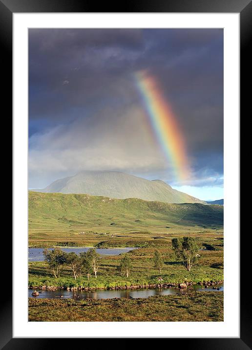  Glencoe Rainbow Framed Mounted Print by Grant Glendinning