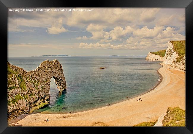  Durdle Door Framed Print by Chris Thaxter