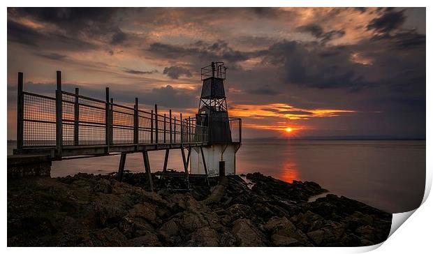  Portishead Lighthouse  Print by Dean Merry