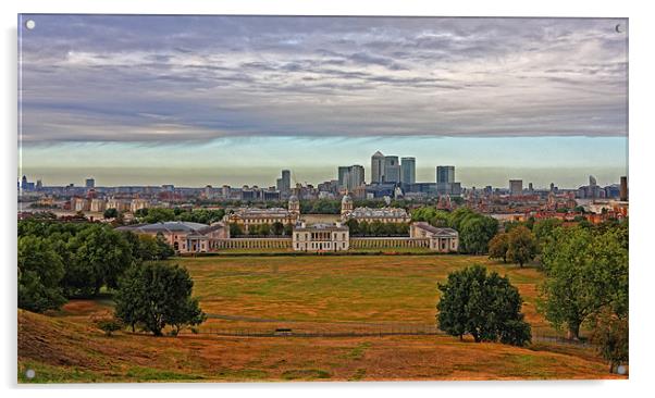 A view from Greenwich Acrylic by Paul Piciu-Horvat