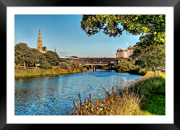 River Irvine Framed Mounted Print by Valerie Paterson