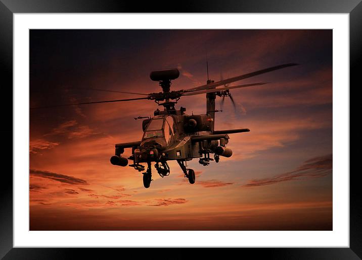 Close Air Support  Framed Mounted Print by J Biggadike