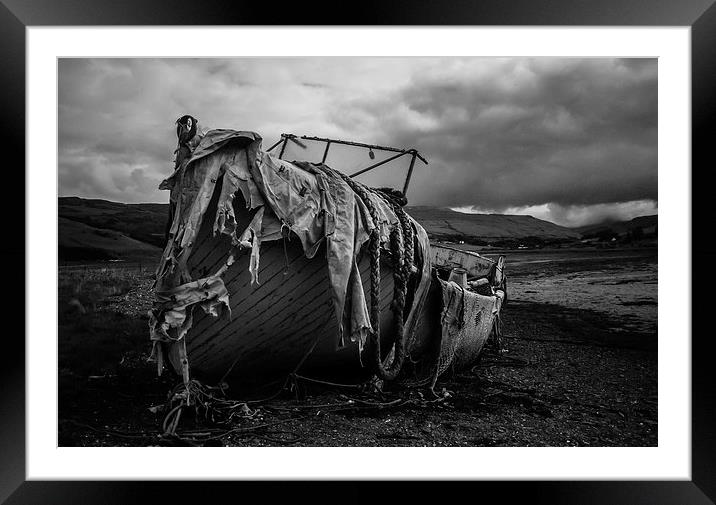  Beached Framed Mounted Print by Stephen Maher