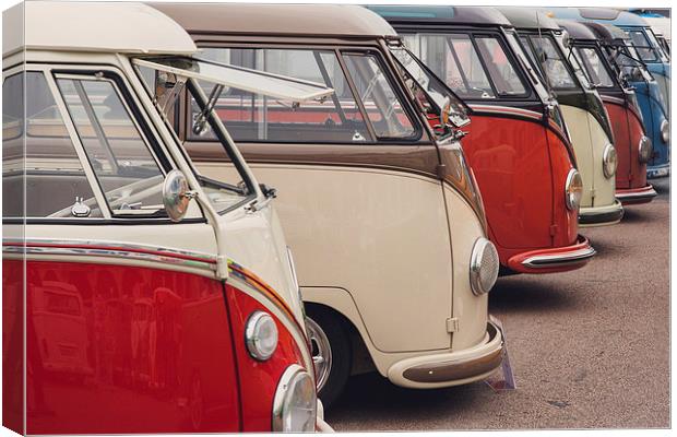  VW Camper Vans Canvas Print by sam moore