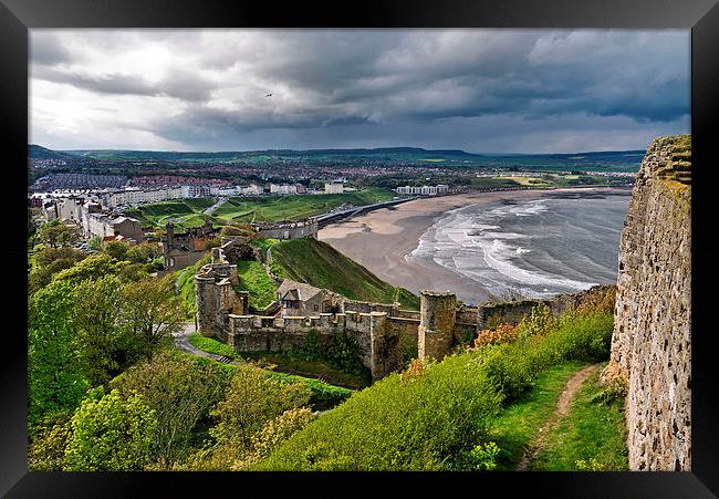Scarborough Castle Framed Print by Andy Armitage
