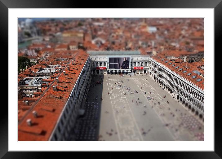  Venice... in minature Framed Mounted Print by Andy Armitage