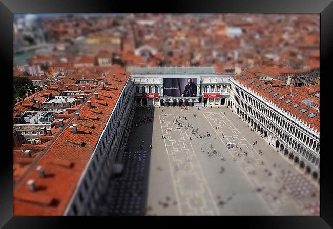 Venice... in minature Framed Print by Andy Armitage