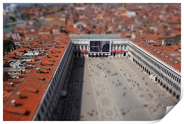  Venice... in minature Print by Andy Armitage