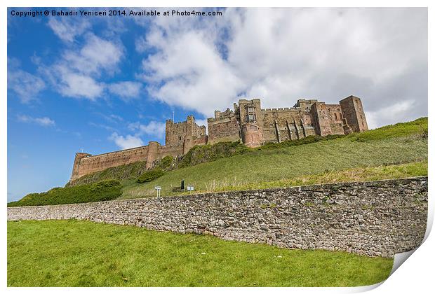 Bamburgh Castle  Print by Bahadir Yeniceri