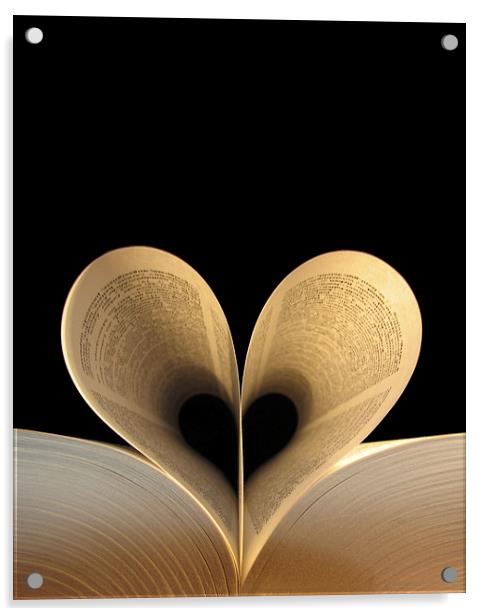  Love Reading Acrylic by Iveta S