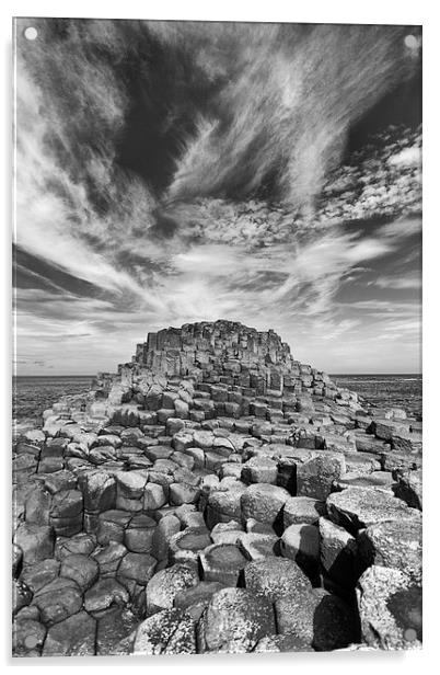  The Giant's Causeway Acrylic by Mark Godden