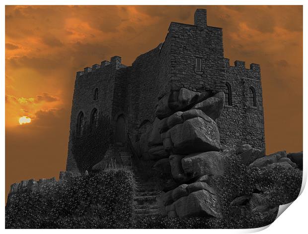 Creative Castle Print by C.C Photography