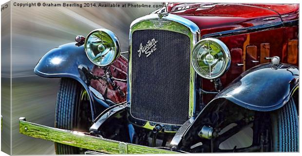  Austin Six Canvas Print by Graham Beerling
