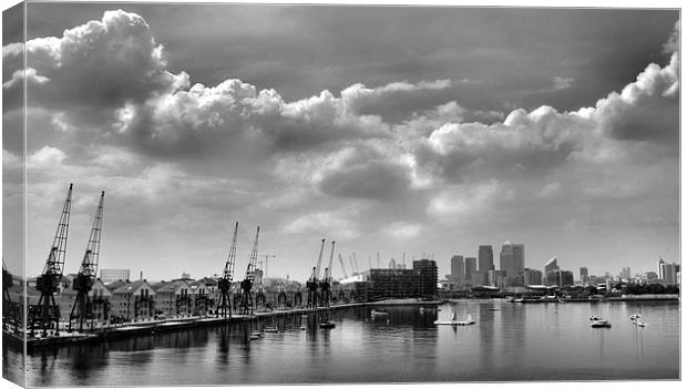  London Docklands Canvas Print by Andy Armitage
