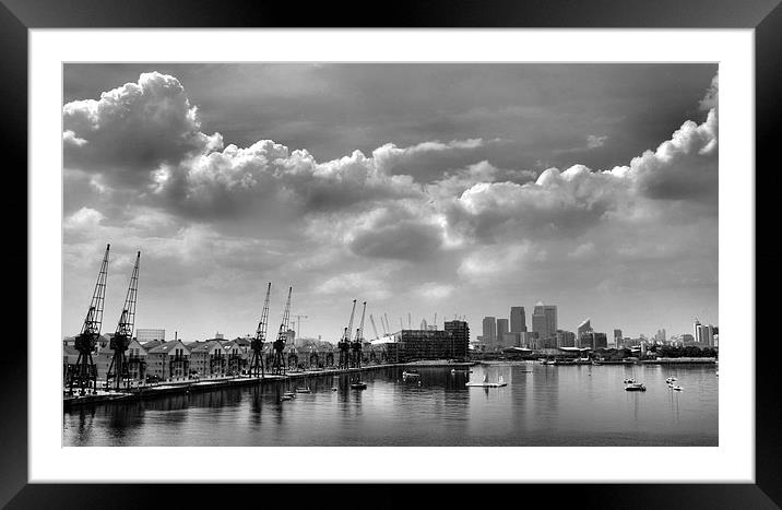  London Docklands Framed Mounted Print by Andy Armitage