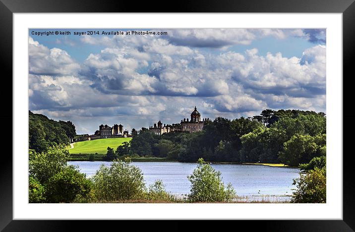  Castle Howard Framed Mounted Print by keith sayer