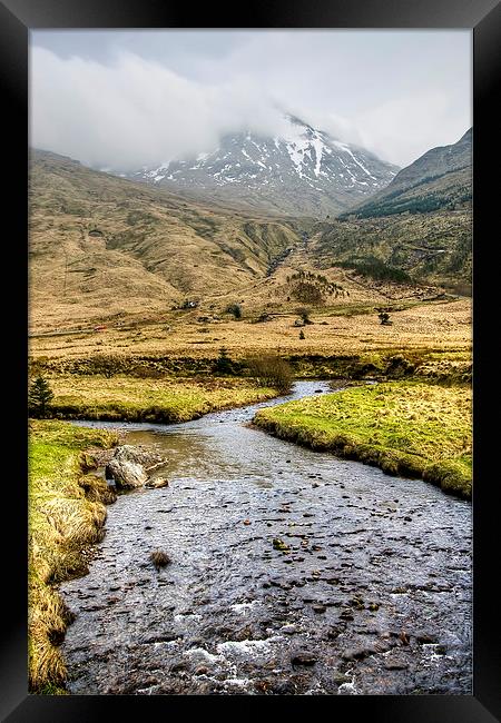 Kinglas Water Framed Print by Valerie Paterson