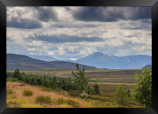  Highland landscape Framed Print by Derek Corner