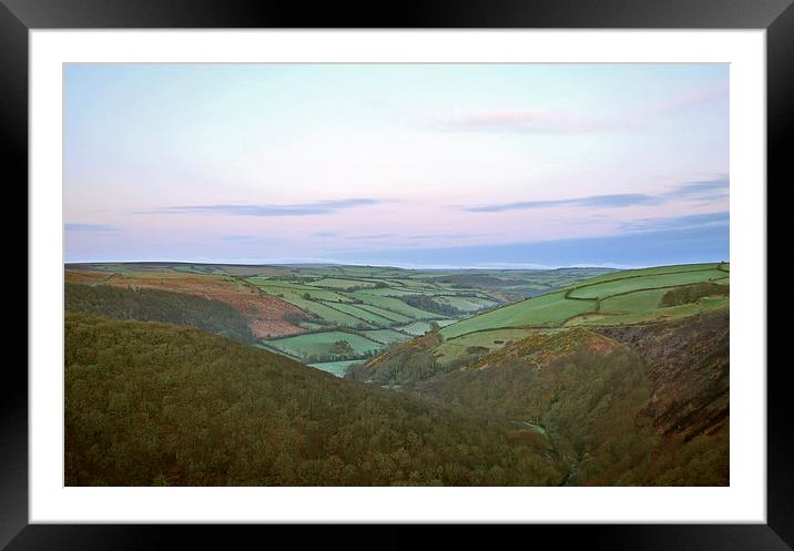 Exmoor Dawn  Framed Mounted Print by graham young