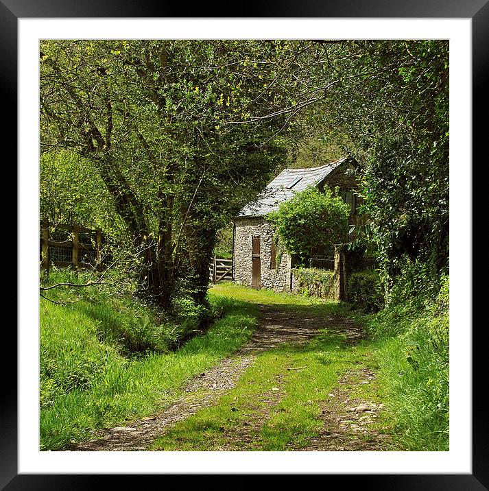 The Road To Countisbury Mill  Framed Mounted Print by graham young