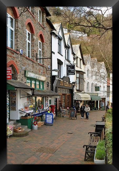  The Street, Lynmouth Framed Print by graham young