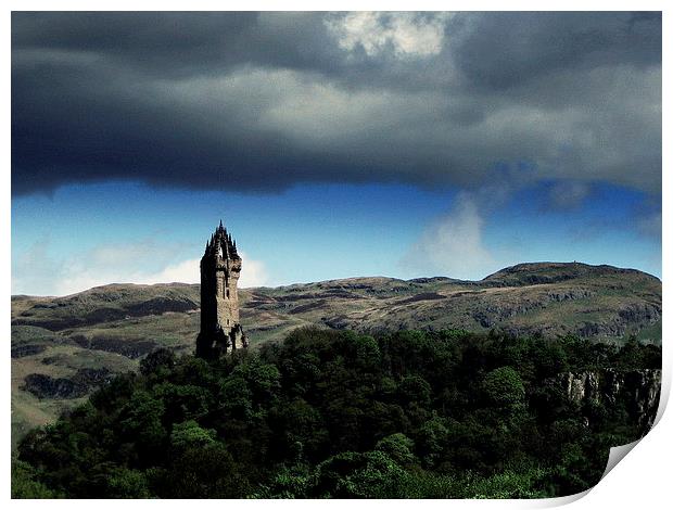 wallace monument Print by dale rys (LP)