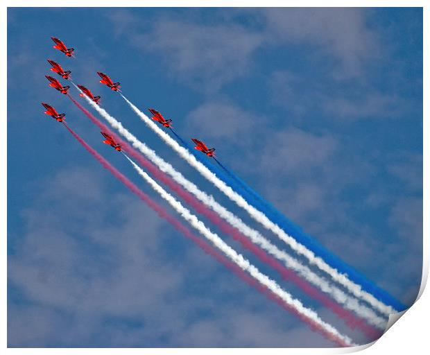  Red Arrows Print by eric carpenter