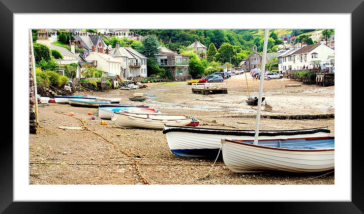  Noss Mayo South Devon Framed Mounted Print by Peter F Hunt