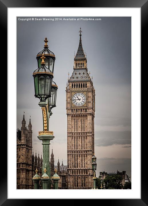  Big Ben Framed Mounted Print by Sean Wareing