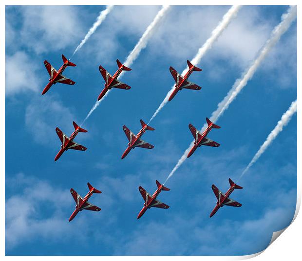  Red Arrows Print by eric carpenter