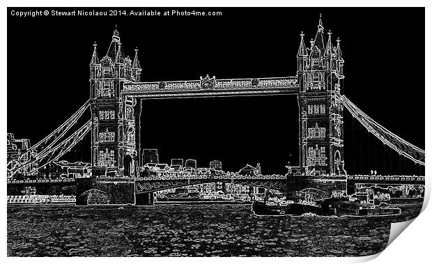  Tower Bridge London Print by Stewart Nicolaou