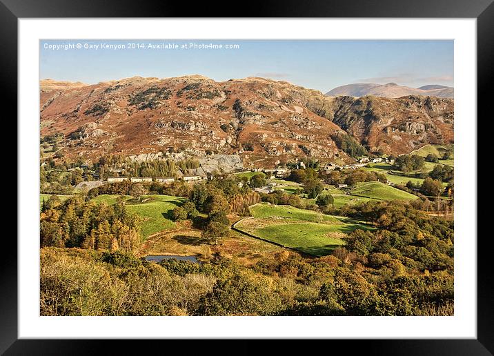 Lingmoor Views Framed Mounted Print by Gary Kenyon