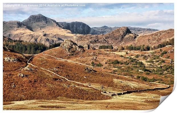  Little Langdale  Print by Gary Kenyon