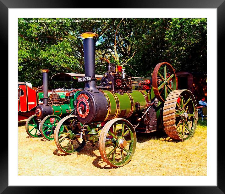  Steam Power Framed Mounted Print by Mike Streeter