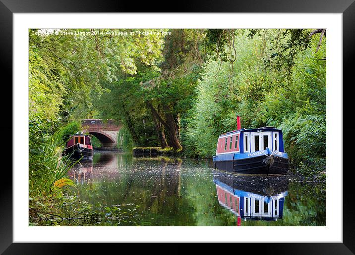  The Basingstoke Canal Framed Mounted Print by Steve Liptrot